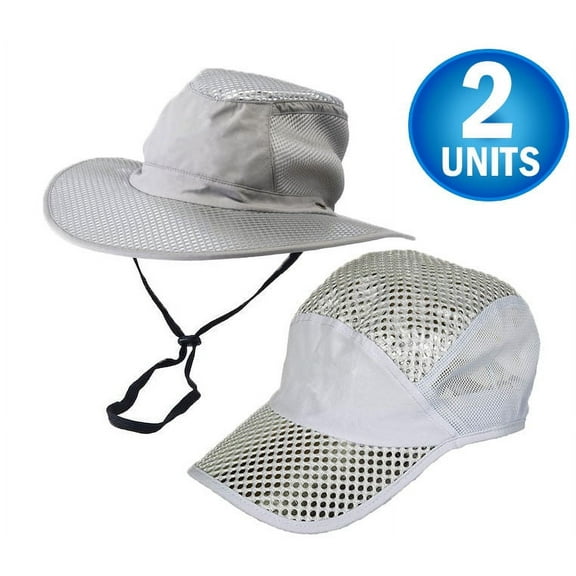2 Polar Hydro Evaporative Cooling Hat With UV Reflective Protection Bucket Cap - Unisex - Cap & Brimmed Hat
