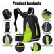 thumbnail image 3 of WEST BIKING 16L Cycle Knapsack Mountain Bike Bag Outdoor Backpack Leisure Light Travel Bag Riding Equipment, 3 of 5