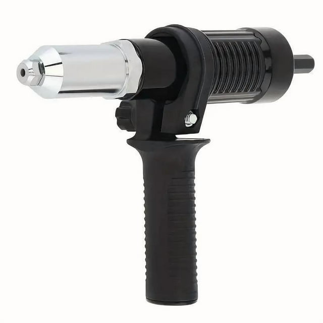 Tauxra Aluminum Alloy Rivet Gun Adapter Converts Drill to Power Riveter for Metal Roofing Auto Repair
