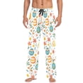 thumbnail image 7 of FORMRS Mens Pajama Pants with Pockets Cotton Sleepwear Lounge Bottoms Sizes S-2XL, Floral Easter Eggs, 7 of 7