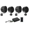 (4) Rockville 4" Tower Speakers+Memphis Amp+Bluetooth CTRL For ATV/UTV/Cart