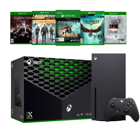 Xbox Series X Latest Flagship 1TB SSD Console Bundle with Five Games