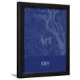 thumbnail image 1 of Kiev, Ukraine Blue Map, Framed Art Print Wall Art Sold by Art.Com, 1 of 5