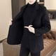 thumbnail image 1 of Ceisia Men's Slim Notched-Lapel Faux-Wool Casual Polyester Blazer Gift, 1 of 9