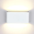 thumbnail image 2 of Lámpara de pared Zulema Aplique de pared Luz impermeable para exteriores 12W Blanco, 2 of 8