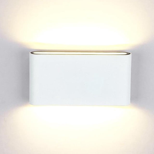 Lámpara de pared LED perfecl a prueba de agua empotrable de cabecera 12W