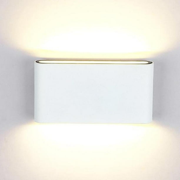 Lámpara de pared Colco Aplique de pared LED impermeable 12W Blanco