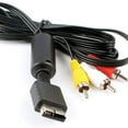 thumbnail image 1 of Longer Length Replacement for PS3 AV cable Console System PS2 PS1 AV Audio Video Cable Cord Console System, 1 of 9
