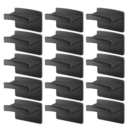 

15Pcs Wall-mounted Hook Clothes Hat Hooks Self-adhesive Hat Hangers For Wall