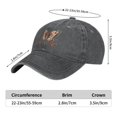 thumbnail image 6 of Floral Baseball Caps for Men Women Adjustable Casual Trucker Hats for Fishing Outdoor Activities Fashion Hats, 6 of 6