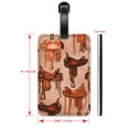 thumbnail image 2 of Horse Saddles - Image by Dan Morris - Luggage ID Tags / Suitcase Identification Cards - Set of 2, 2 of 5
