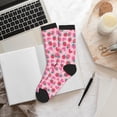thumbnail image 6 of KLL Haear Strawberry Print Cool Socks Men's Women's Crew Socks Funny Crazy Novelty Stockings, 6 of 7