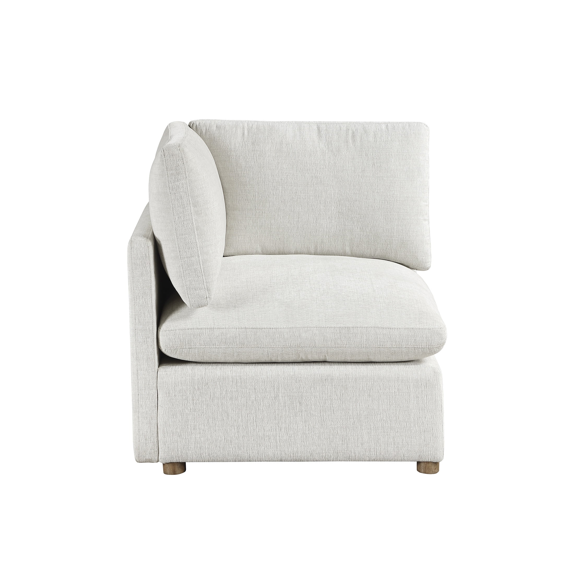 OakvillePark Velmont Sectional Sofa Modular Unit, Chenille Corner Seat, Beige