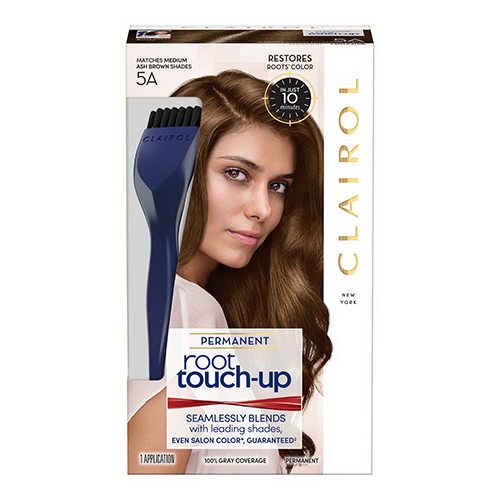 Root Touch up Permanent Hair Color 5A Medium Ash Brown By Clairol Nice
