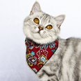 thumbnail image 1 of Zhuge Bandana para perros 1 pieza, mezcla de poliéster ligera de secado rápido, bufandas triangulares, baberos, pañuelo ajustable para perros, regalo para mascotas, M, A15, 1 of 3