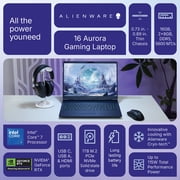 Alienware 16 Aurora Gaming Laptop Intel Core 7-240H, 16GB RAM, 1TB SSD, NVIDIA GeForce RTX 5050