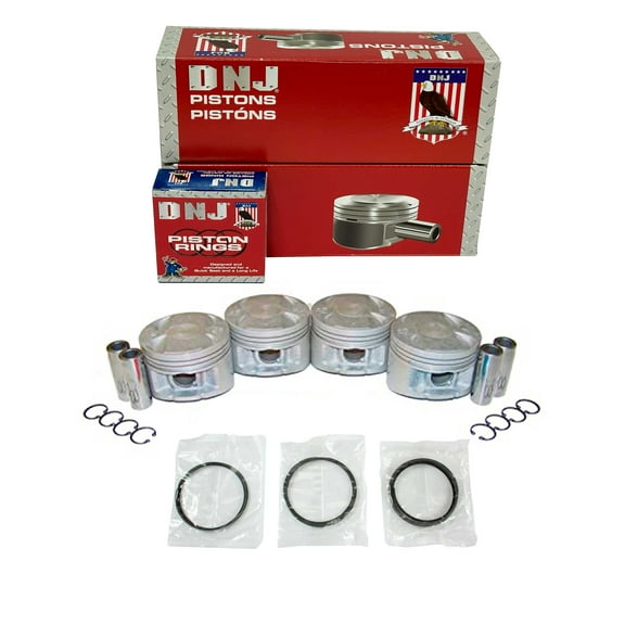 DNJ PRK224 Piston and Ring Kit Fits Cars & Trucks 1997-2001 Honda Prelude 2.2L L4 DOHC 16V H22A4