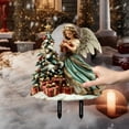 thumbnail image 6 of geerera Christmas Angel Garden Stake, 2D Flat Acrylic Guardian Fairy Yard Ornament, for Garden Display, Patio Decor, Festive Landscape, 6 of 6