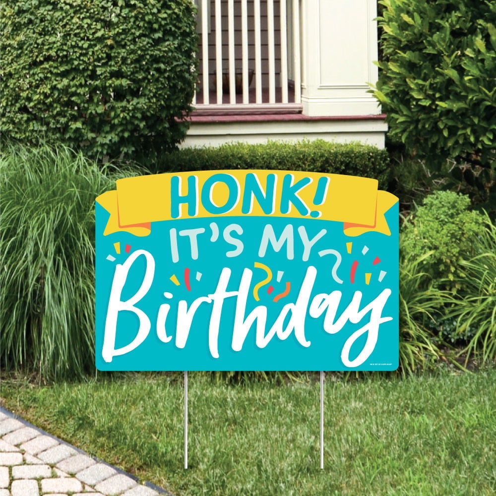 Happy Birthday Lawn Signs