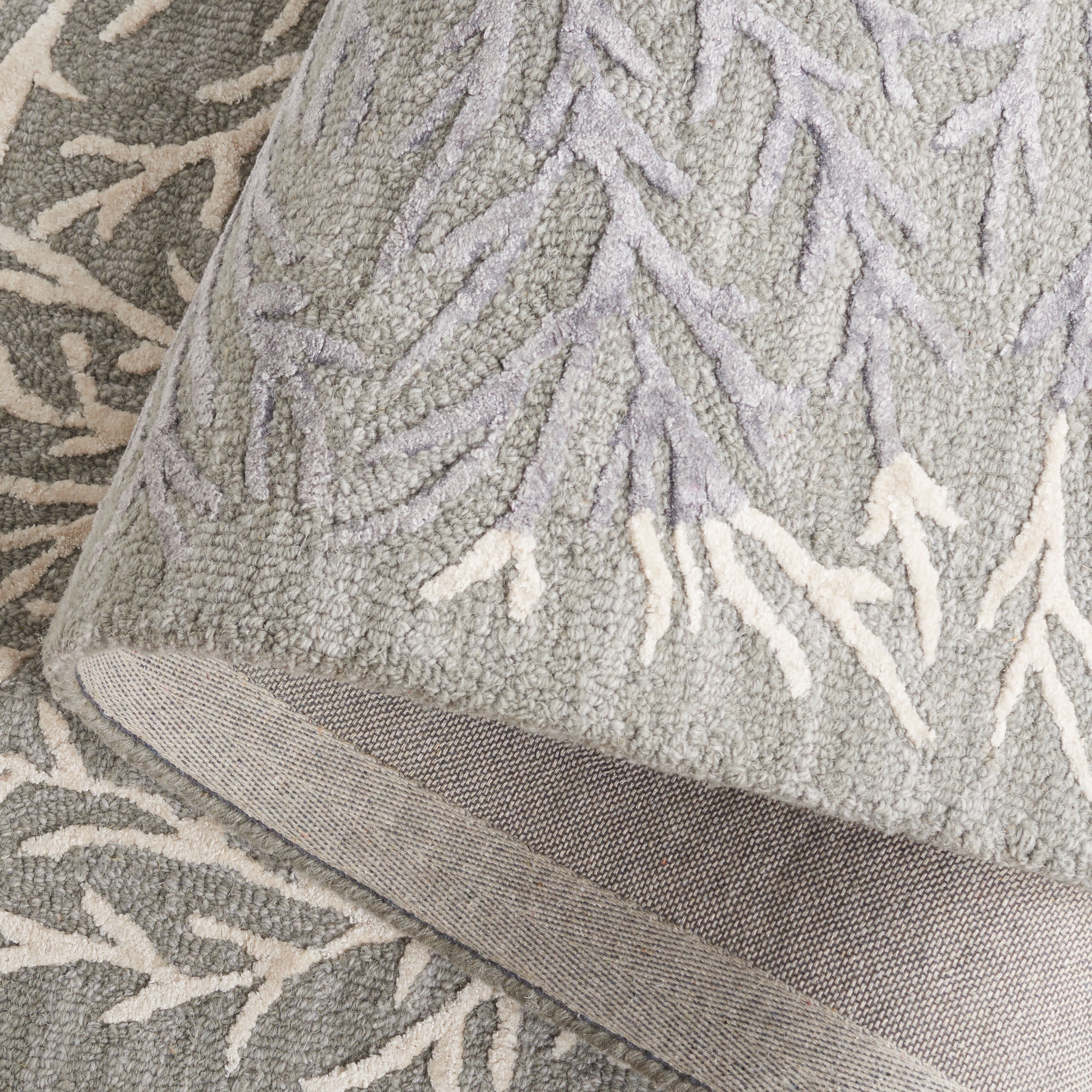 SAFAVIEH Soho Roger Abstract Area Rug, Grey/Ivory, 4' x 6'