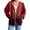 Red, variant on Lady Tops Fall Loose Fit Hooded Long Sleeve Kimono Drop Shoulder Zipper Solid Color Hoodie Polyester Hoodies Sweatshirts(Blue,XXXL)