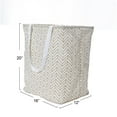 thumbnail image 2 of Household Essentials Krush Rectangular Laundry Bag with Handles, Tan Chevron, 2 of 9