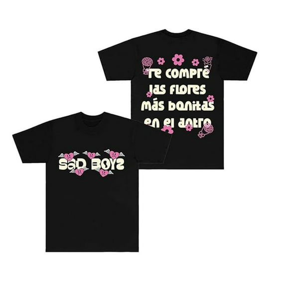 Cotton T Shirt Junior H Fin de Semana Tee Shirt Men Women Sad Boyz Cosplay Unisex Crewneck Short Sleeve T-Shirts