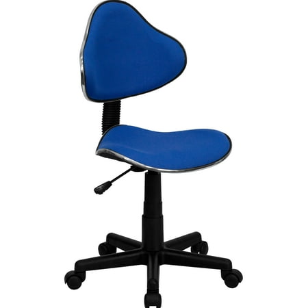 UPC: 0812581016086 | Flash Furniture Whitney Blue Fabric Swivel Ergonomic Task Office Chair