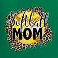 thumbnail image 2 of Softball Mom Animal Print Girl Sports Men's Graphic T-Shirt, Kelly, 5X-Large, 2 of 4