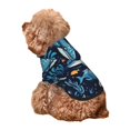 thumbnail image 5 of Honeii Playful Whales Underwater Scene Print Small Dog Hoodies Pet Hooded Sweatshirts Fall Winter Puppy Cat Sweaters Warm Clothes for Small Dogs Outfits Costume-XX-Large, 5 of 7