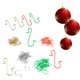 thumbnail image 2 of 50 Uds. Adornos navideños de Metal en forma de S ganchos soportes colgante de bola para árbol de Navidad decoración colgante para el hogar Navidad Año Nuevo, 2 of 3