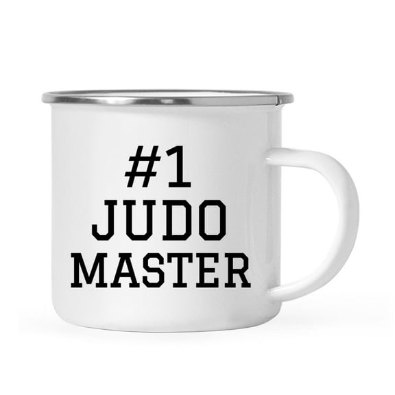 Koyal Wholesale Campfire Coffee Mug Thank You Gift, #1 Judo Master, Set of 1