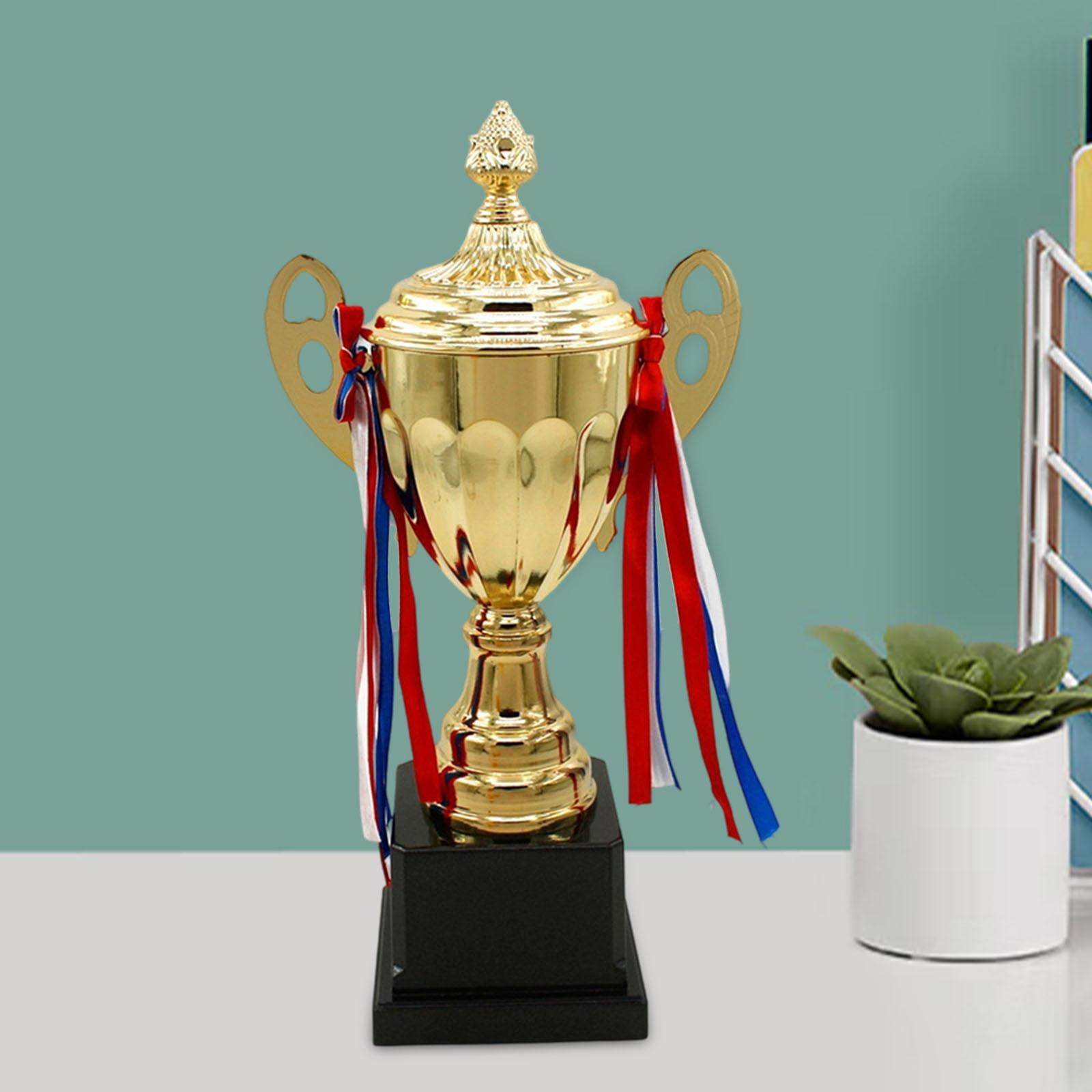 Trophy Cup Award Keepsake Premium Metal Plastic Material for Kids Adults School Competitions Parties