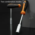 thumbnail image 6 of Multipurpose 30mm Socket Wrench 4-14mm Hexagonal Bit Socket 1/4Inch Drive for Mechanical Repairs or Car Maintenance, 6 of 9