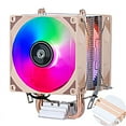 thumbnail image 6 of Efficient Cooler 2 Heat Pipe Computer Processor CPU Cooling Fan Suitable For Installing LGA775 115x 1200 1700 1356 1366 i5 AMD, 6 of 6