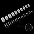 thumbnail image 2 of 500pcs Short Oval Fake Fingernails Natural Transparent short full Full Cover Fake False Nail Art Tips Accessory, 2 of 9