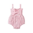 thumbnail image 1 of Gibobby Mameluco para niña Sling Bag de verano, ropa para gatear, estampado Floral, Baby Baby Sling Onesie para niños de 0 a 24 meses(Rosa, 18-24 Meses), 1 of 4