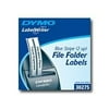 DYMO LabelWriter File Folder Blue Stripe - Black on white - 0.5625 in x 3.5 in 260 label(s) (1 roll(s) x 260) 2-up permanent adhesive labels - for DYMO LabelWriter