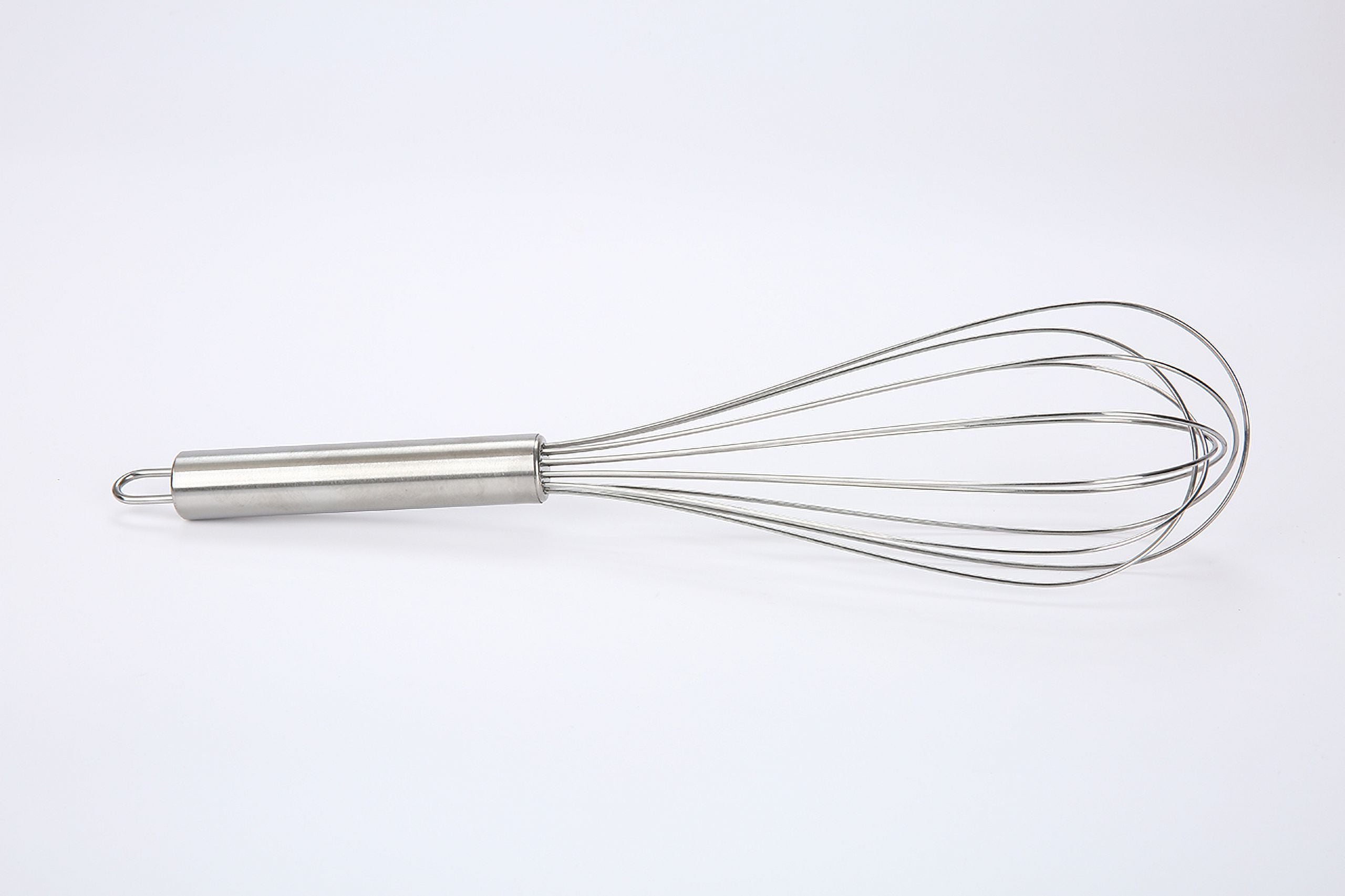 (12 pack) Mainstays 12-inch Stainless Steel Whisk with Loop for Hanging, Silver