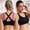 Black, variant on Babysbule Bras for Women Women Seamless Stretch Sport Bra Padded Fitness Tank Tops Workout Gym Yoga Vest