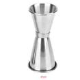 thumbnail image 3 of Inteprter Jigger de cóctel de doble extremo, taza de medidas, taza de onzas de acero inoxidable, utensilios de bar, herramienta de barman S/M/L Barra de herramientas L y 45ML, 3 of 6