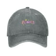 thumbnail image 1 of ZICANCN Princess Letters Adjustable Baseball Cap Women , Hats for Men Adult Washed Cotton Denim Baseball Caps Fashion Gray, 1 of 6