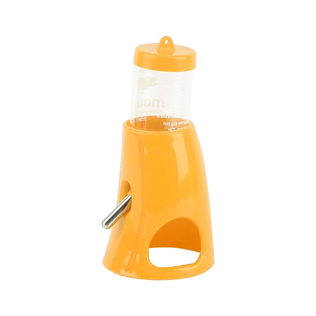 LSLJS Bouteille d'Eau pour Chien, Distributeur d'Eau Portable Étanche pour Chiot, Mignonne Combinaison d'Eau Potable pour Hamster à Double Usage en Acier Inoxydable