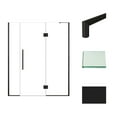 thumbnail image 3 of Transolid EHTF63277610C-T-CB Elizabeth 76" High X 63" Wide Hinged Semi Frameless Shower, 3 of 7