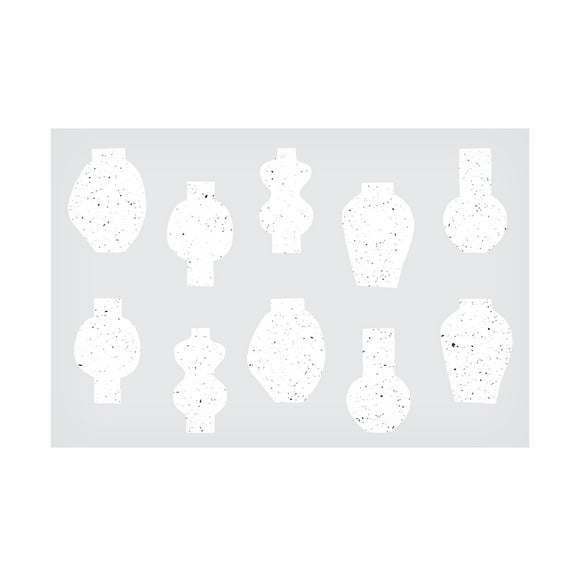 Trademark Fine Art uplusmestudio Abstract Vases White Canvas Wall Art