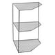 thumbnail image 4 of Estante de almacenamiento de cocina, estante de esquina para organizar el escritorio, ahorra espacio, estante para ollas 3 niveles, 4 of 9