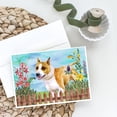 thumbnail image 2 of American Staffordshire Spring Greeting Cards and Envelopes Pack of 8, 2 of 2