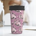 thumbnail image 6 of Daiia Rose Flowers Printed Stainless Steel Tumbler with Lid and Straw, Double Wall Vacuum Insulated Coffee Tumbler Travel Coffee Mug with Leak Proof Lid, 6 of 8
