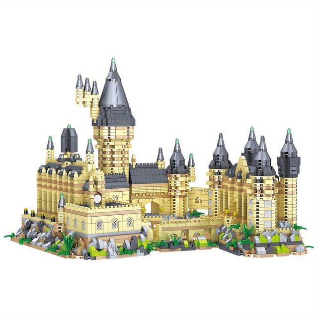 Magic Castle Magic Academy Simulative Model, Assembled Building Blocks, Gift For Children, Building Blocks Building Toys For Boys And Girls, Christmas Gifts