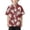 BJUTIR786-Red, variant on BJUTIR Boys T Shirts Children Beach Casual Collar Button Open Shirt Short Sleeve Shirt Regular Fit Top Size 6-7 Years